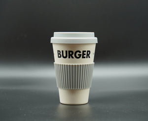 Coffee-To-Go-Becher "Burger", 400ml